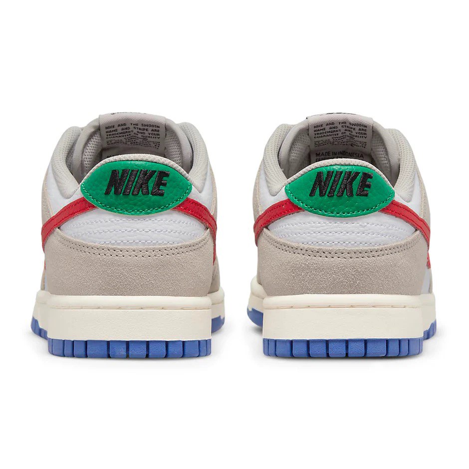 Nike Dunk Low Light Iron Ore Red Blue - The Sneaker Dept