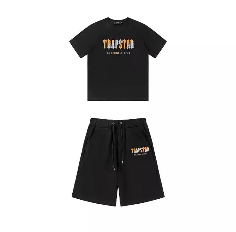Trapstar Tracksuit Set Men Short Sleeve+Shorts