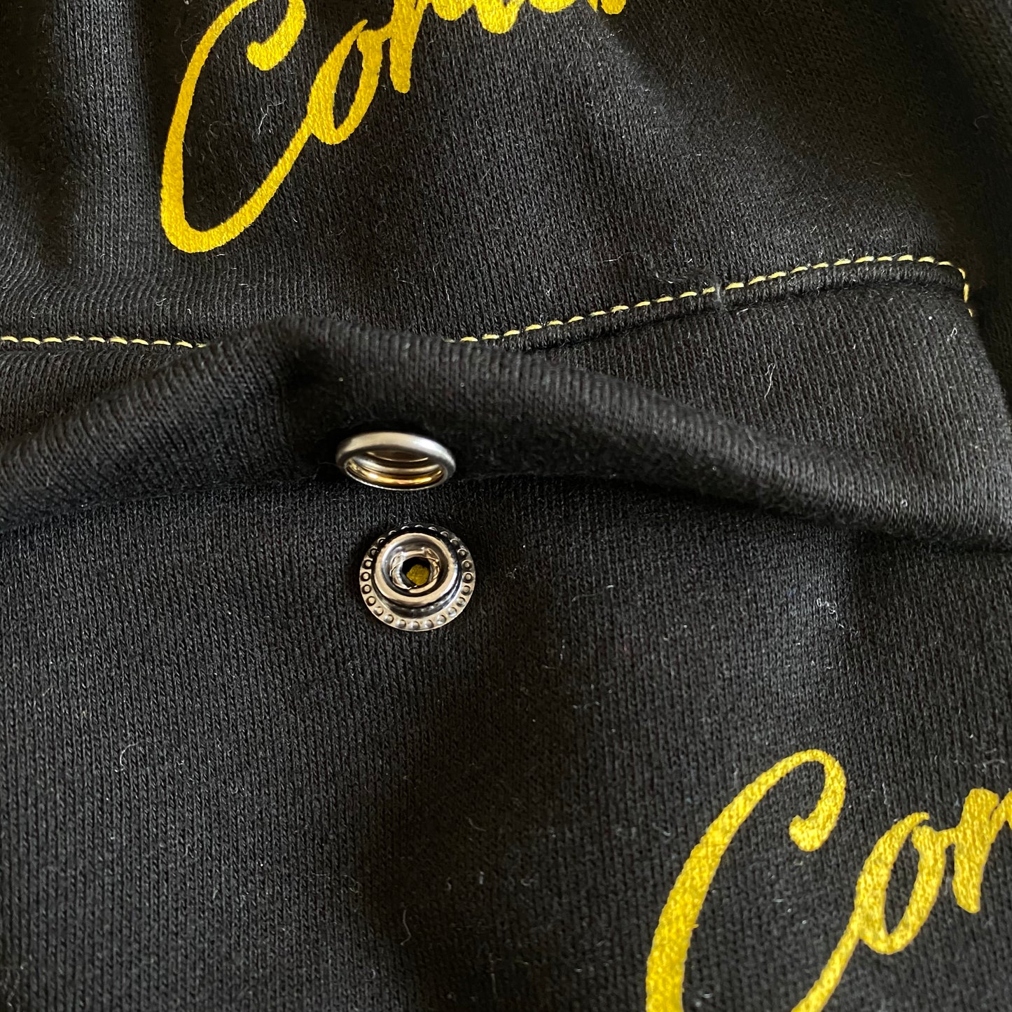 Corteiz Black Yellow Joggers