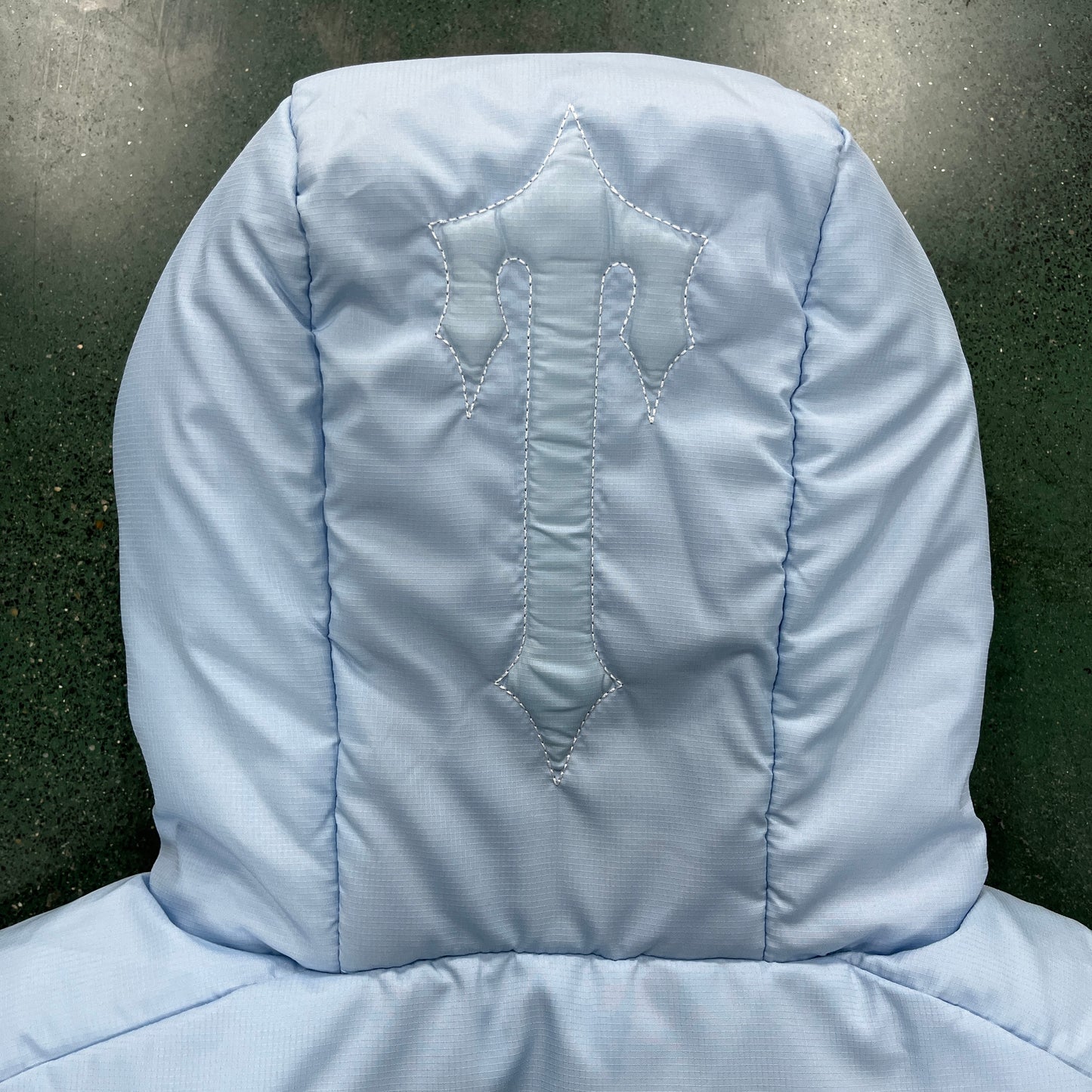 Trapstar Women’s Decodeed Hooded Puffer 2.0 Jacket Ice Blue