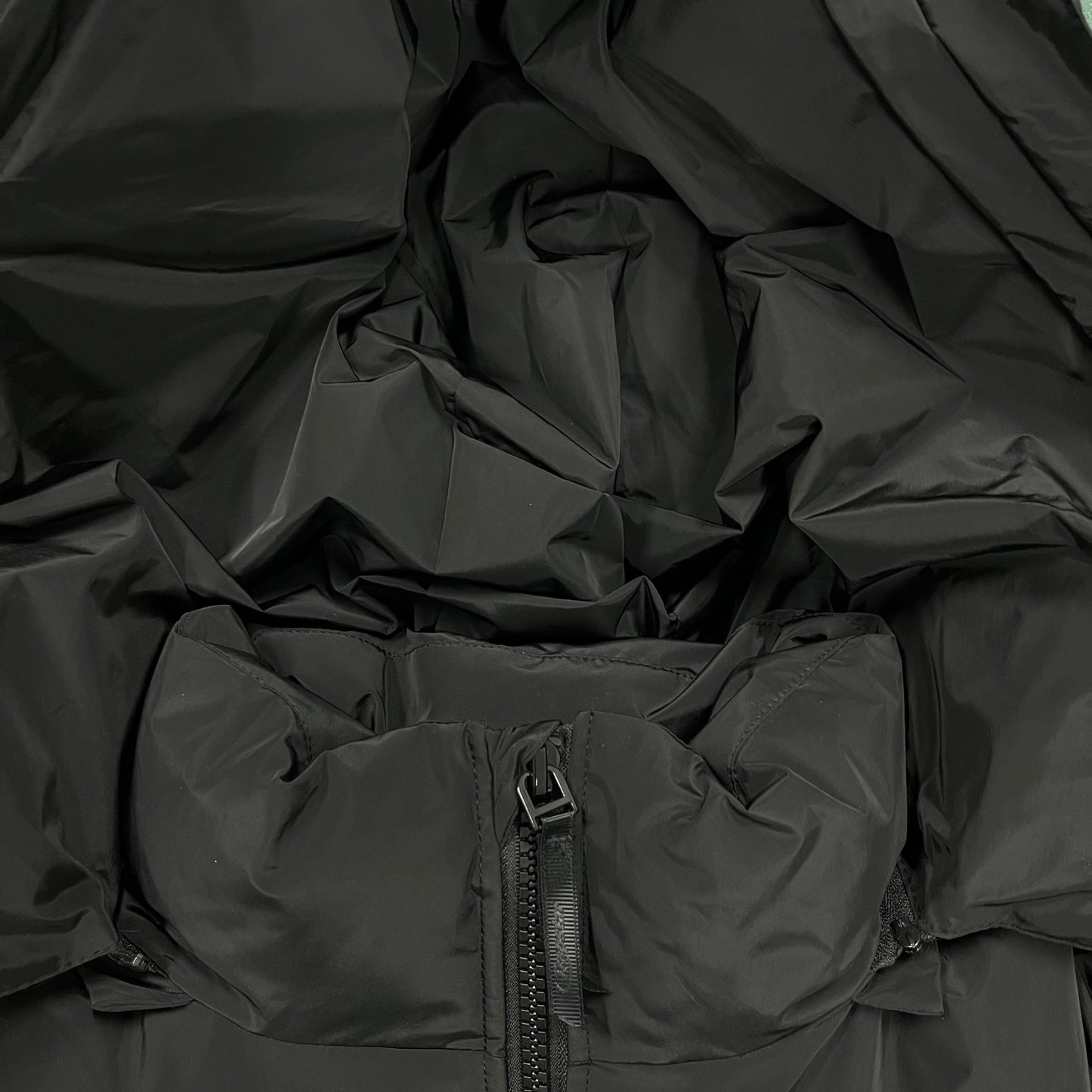 Trapstar Triple Black Hyperdrive Detachable Hood Puffer Jacket