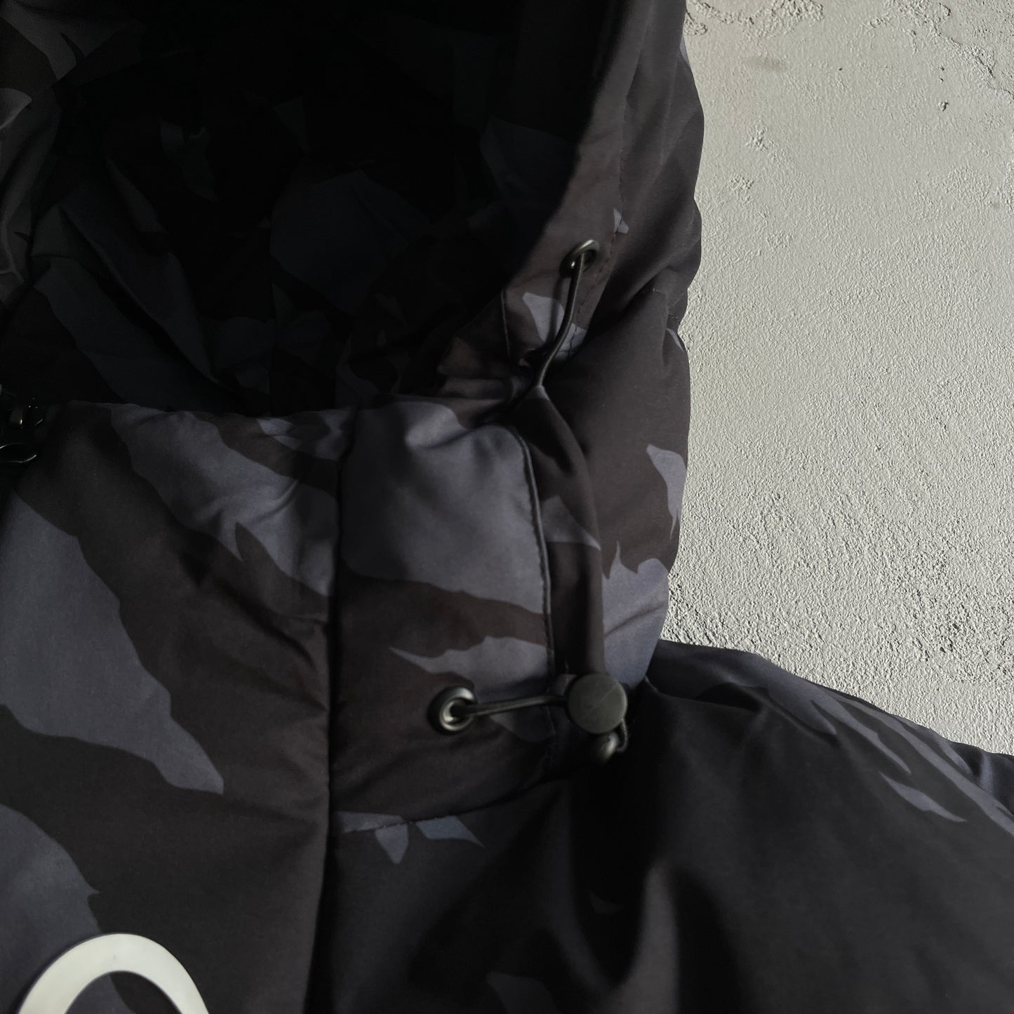 Trapstar Hyperdrive Technical Puffer Jacket Black Tiger Camo