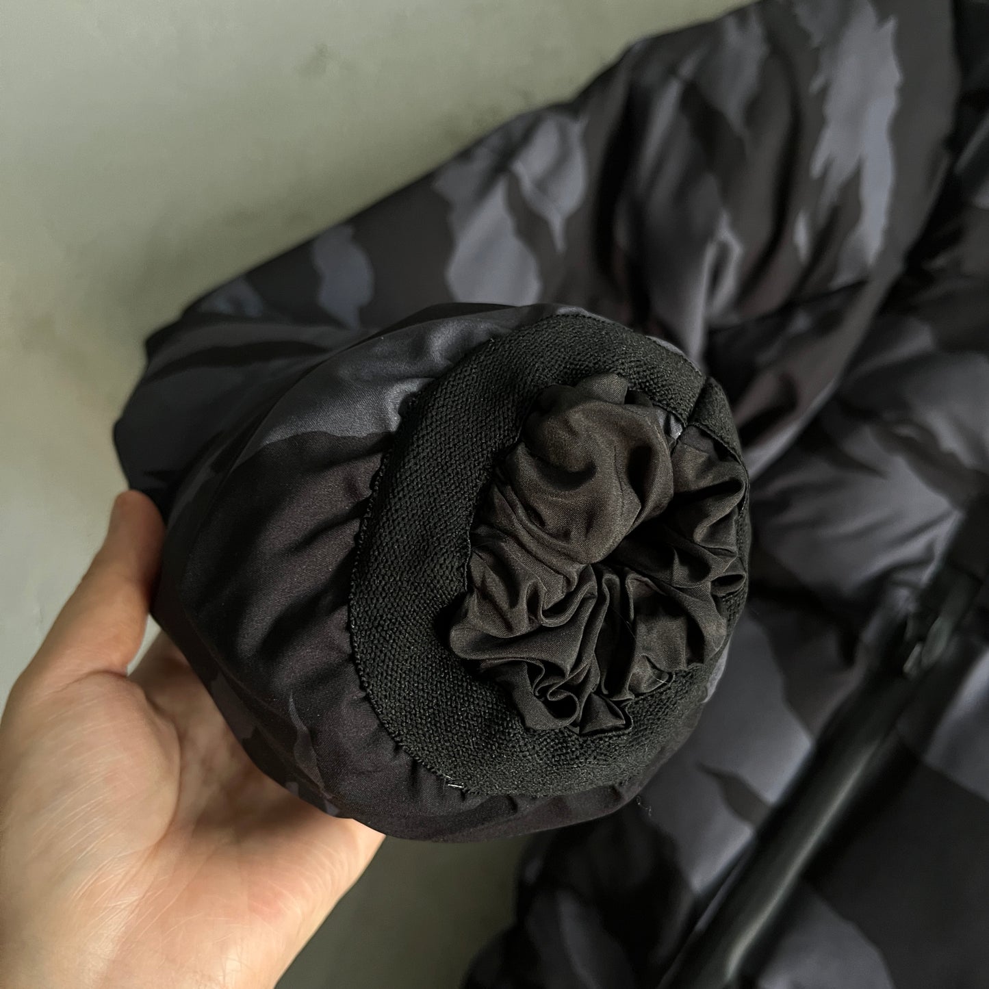 Trapstar Hyperdrive Technical Puffer Jacket Black Tiger Camo