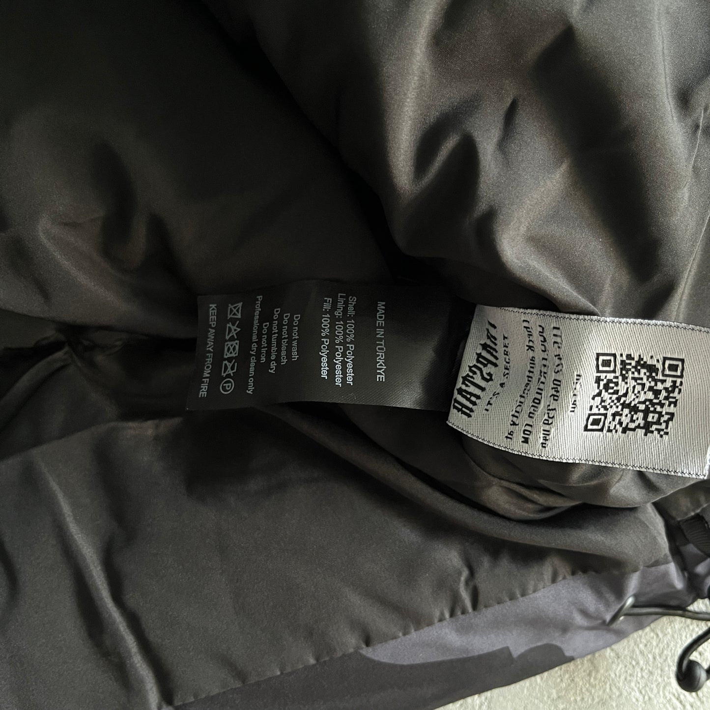 Trapstar Hyperdrive Technical Puffer Jacket Black Tiger Camo