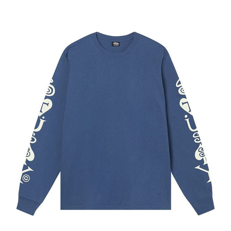 Stussy Hearts And Spades Long-Sleeve Tee 'Midnight'