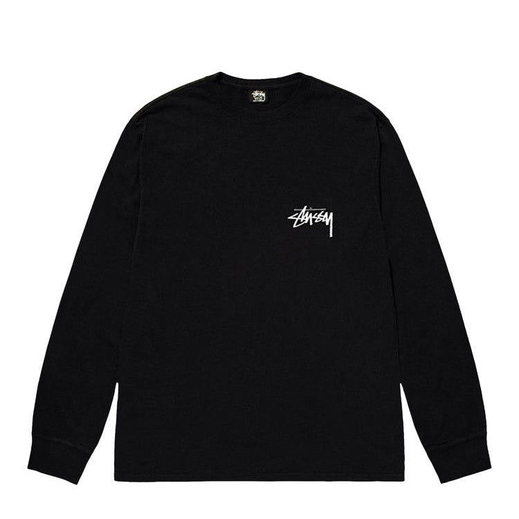Stussy 8 Ball Fade Long-Sleeve Tee 'Black'