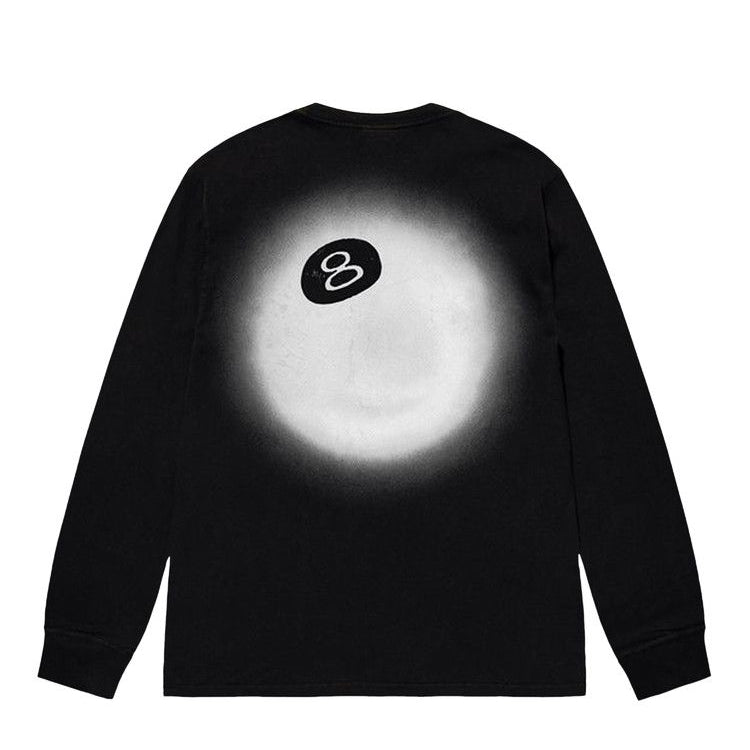 Stussy 8 Ball Fade Long-Sleeve Tee 'Black'