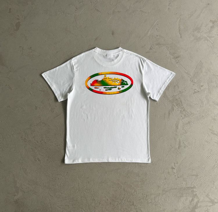 Corteiz Sunset Tee White