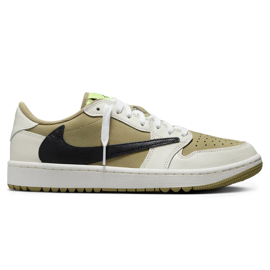 Travis Scott X Air Jordan 1 Low Golf Olive - The Sneaker Dept