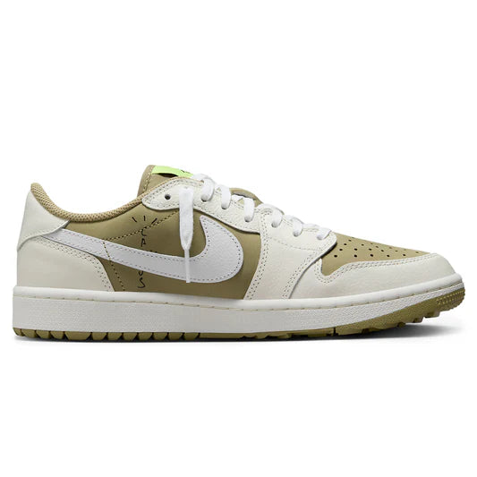 Travis Scott X Air Jordan 1 Low Golf Olive - The Sneaker Dept