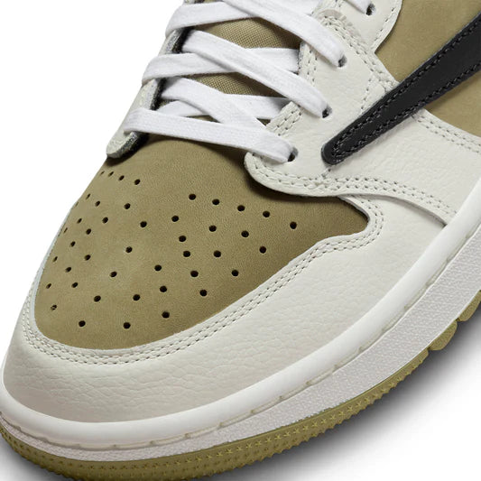 Travis Scott X Air Jordan 1 Low Golf Olive - The Sneaker Dept