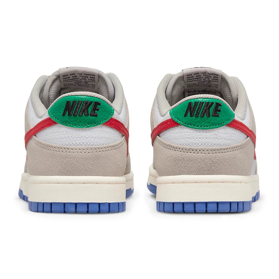 Nike Dunk Low Light Iron Ore Red Blue - The Sneaker Dept