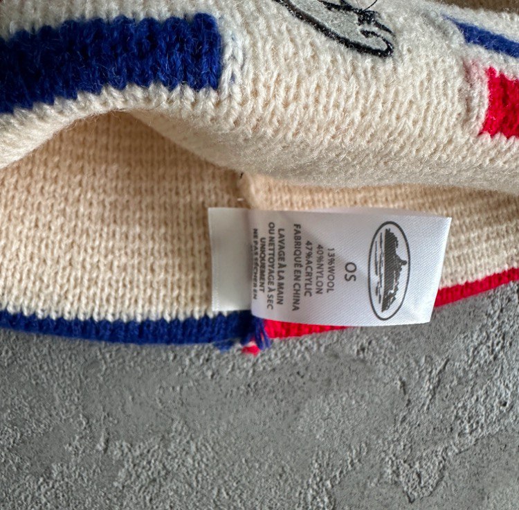 Corteiz VVS Knit Beanie Cream