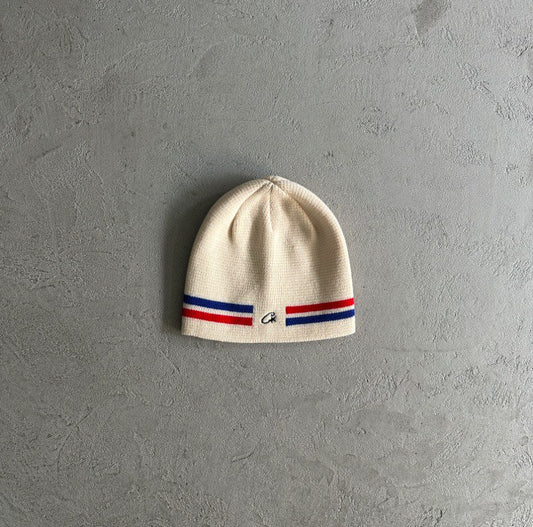 Corteiz VVS Knit Beanie Cream