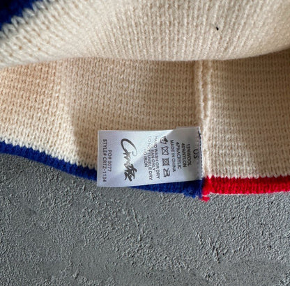 Corteiz VVS Knit Beanie Cream