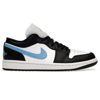 Air Jordan 1 Low Black University Blue White (W) - The Sneaker Dept