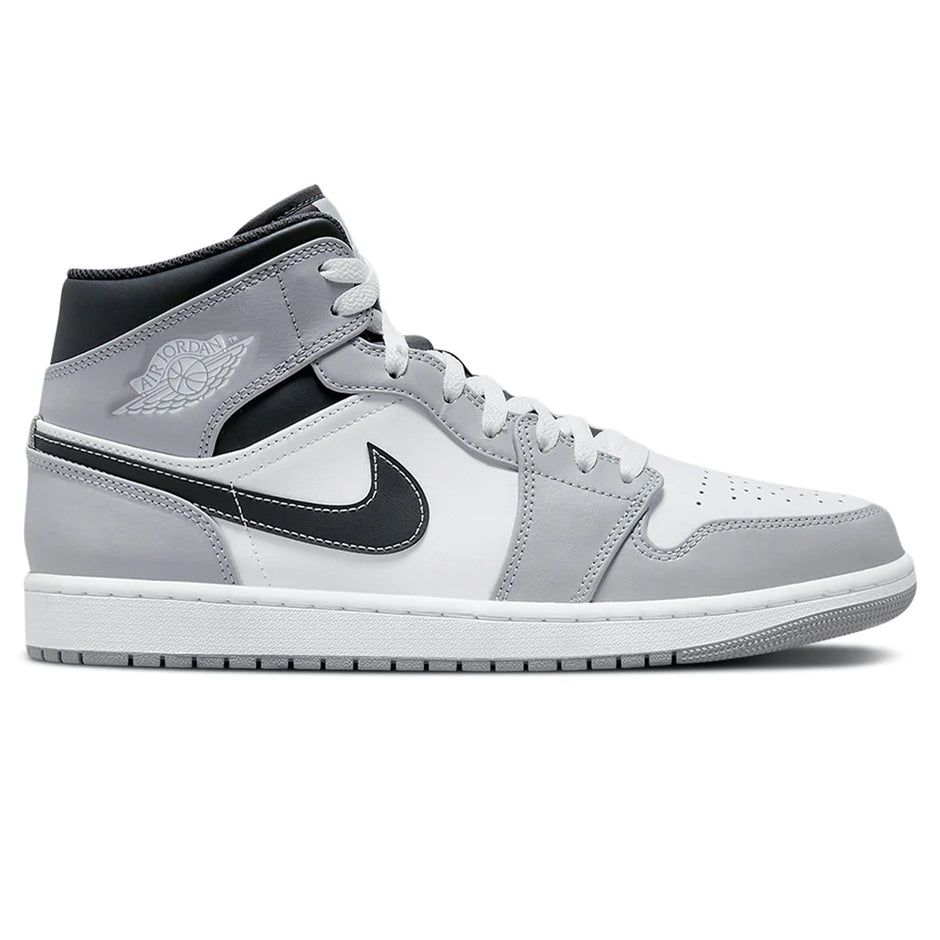 Air Jordan 1 Mid Light Smoke Grey Anthracite - The Sneaker Dept