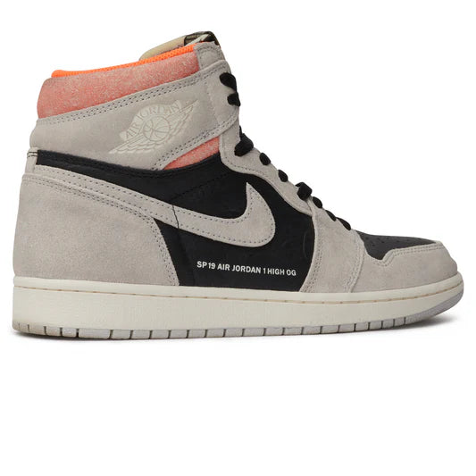 Air Jordan 1 Retro High Neutral Grey Hyper Crimson - The Sneaker Dept