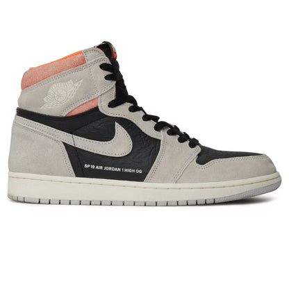 Air Jordan 1 Retro High Neutral Grey Hyper Crimson - The Sneaker Dept