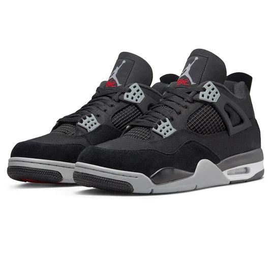 Air Jordan 4 Retro SE Black Canvas - The Sneaker Dept