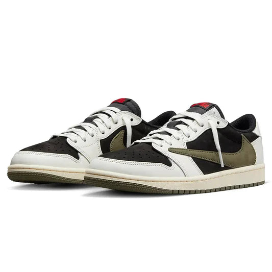 Travis Scott x Air Jordan 1 Low OG SP Olive (W) - The Sneaker Dept