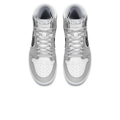 Dior x Air Jordan 1 High OG Grey Sneaker - The Sneaker Dept