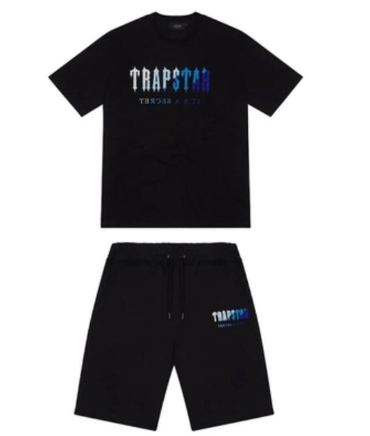 Trapstar Tracksuit Set Men Short Sleeve+Shorts