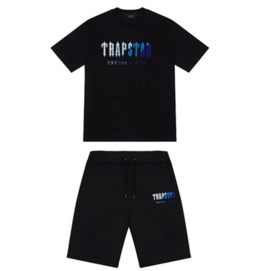 Trapstar Tracksuit Set Men Short Sleeve+Shorts