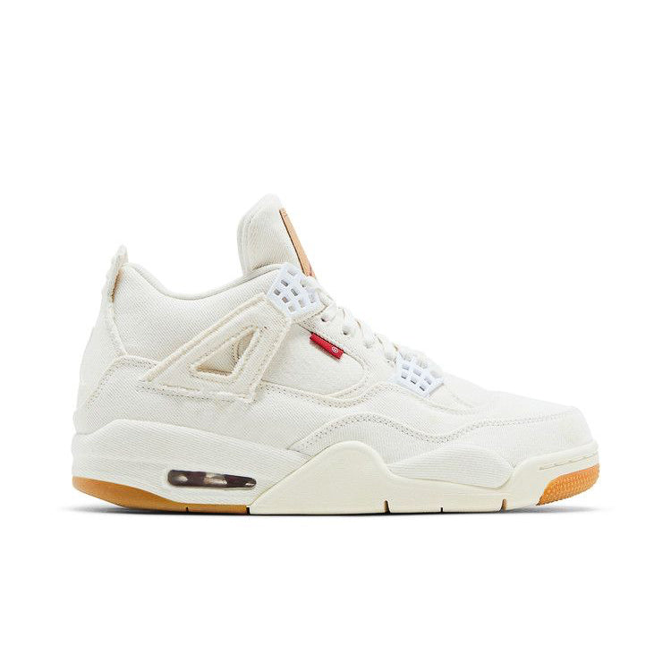 Levi's x Air Jordan 4 Retro 'White Denim'