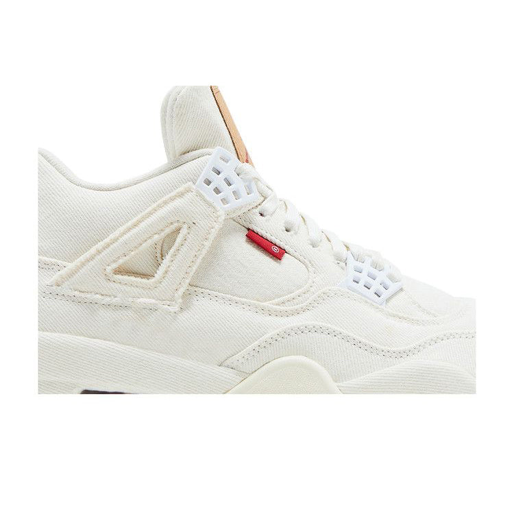 Levi's x Air Jordan 4 Retro 'White Denim'