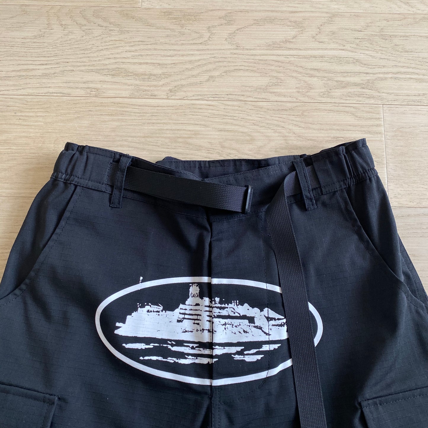 Corteiz OG Cargo Shorts Black