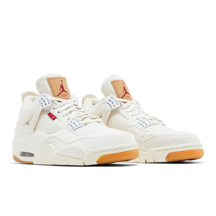 Levi's x Air Jordan 4 Retro 'White Denim'