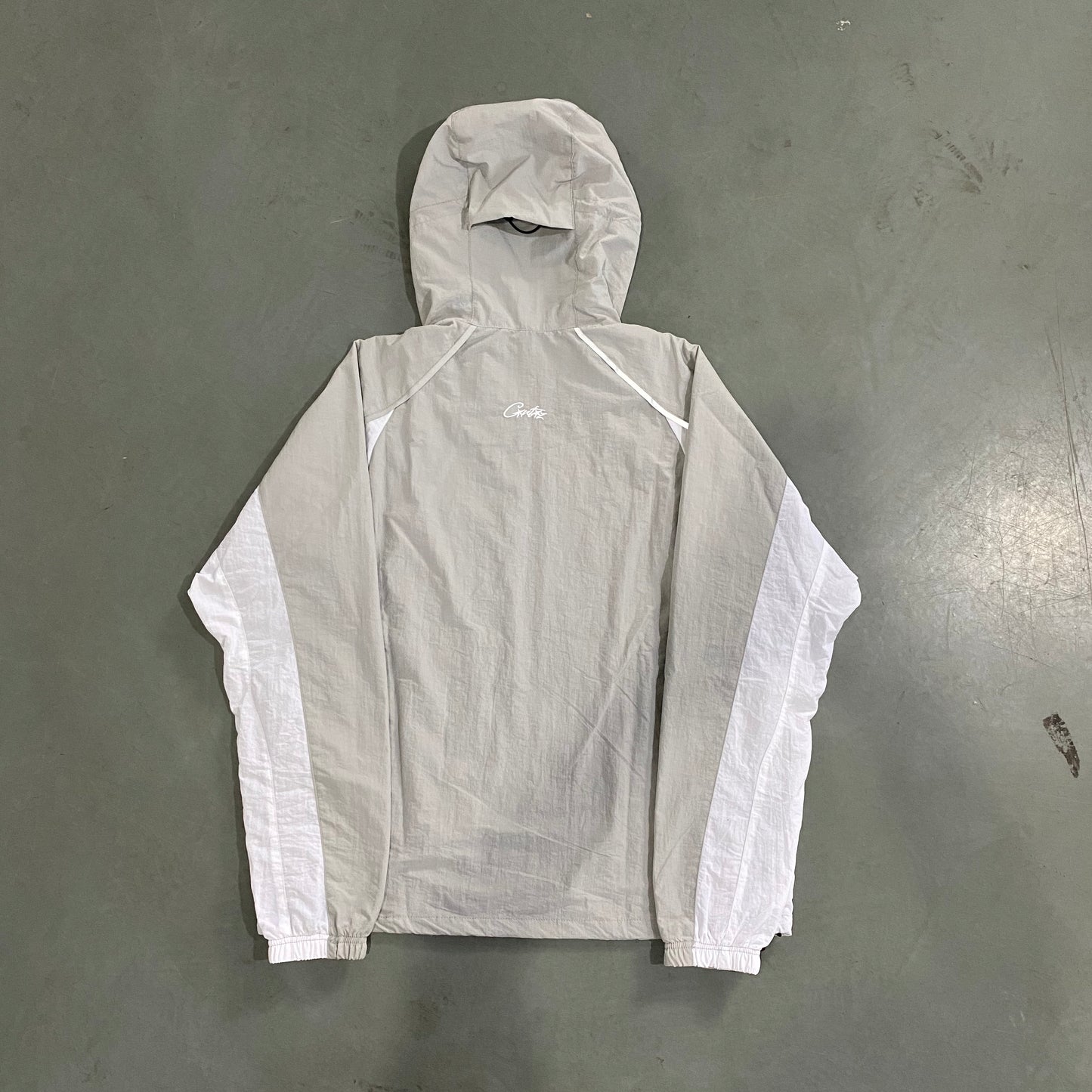 Corteiz Alcatraz Sun & Rain Windbreaker Grey White