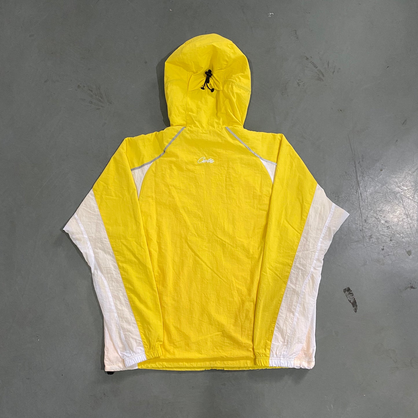 Corteiz Alcatraz Sun & Rain Windbreaker Yellow White