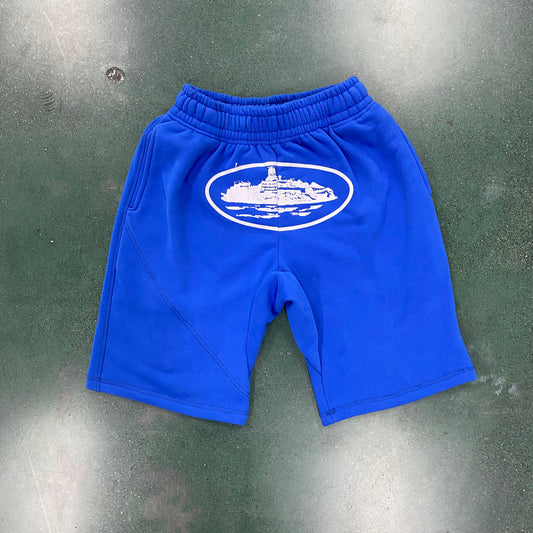 Corteiz Alcatraz Basic Shorts Royal Blue