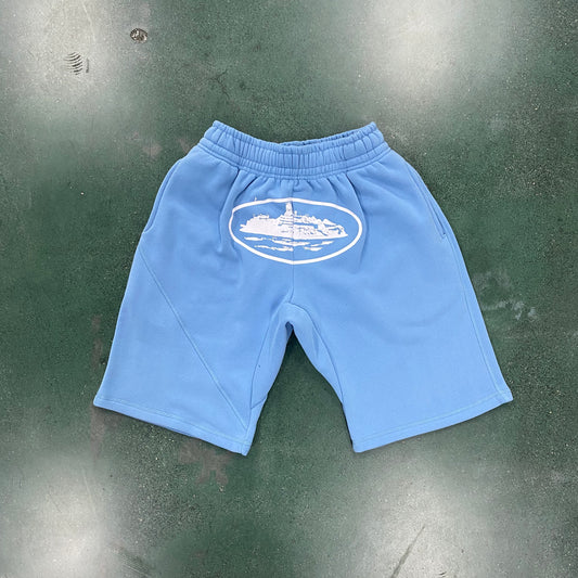 Corteiz Alcatraz Basic Shorts Baby Blue