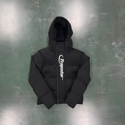 Trapstar Hyperdrive Technical Puffer Black Jacket