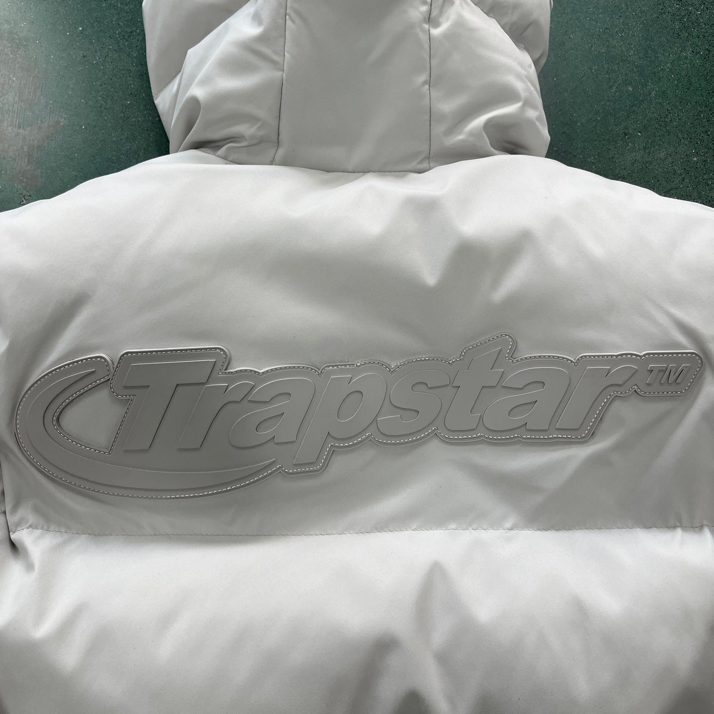 Trapstar Hyperdrive Technical Puffer Jacket Light Grey