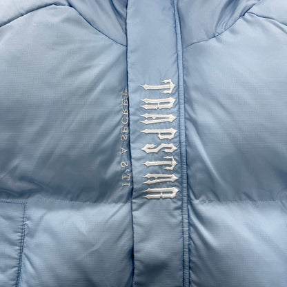 Trapstar Women’s Decodeed Hooded Puffer 2.0 Jacket Ice Blue