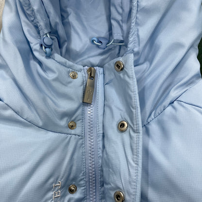 Trapstar Women’s Decodeed Hooded Puffer 2.0 Jacket Ice Blue