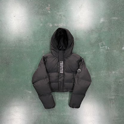 Trapstar Women’s Decodeed Hooded Puffer 2.0 Jacket Black