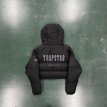 Trapstar Women’s Decodeed Hooded Puffer 2.0 Jacket Black