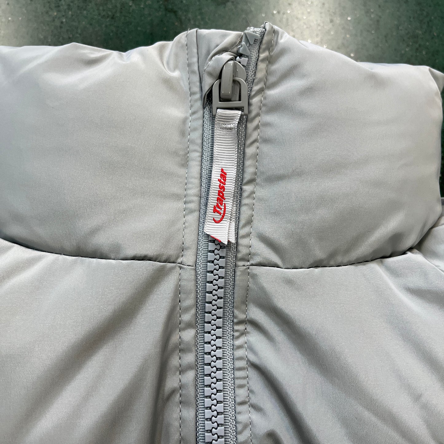Trapstar Hyperdrive 2.0 Bomber Jacket Light Grey Red