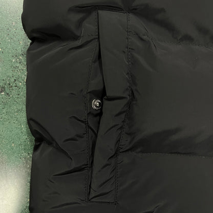 Trapstar Triple Black Hyperdrive Detachable Hood Puffer Jacket