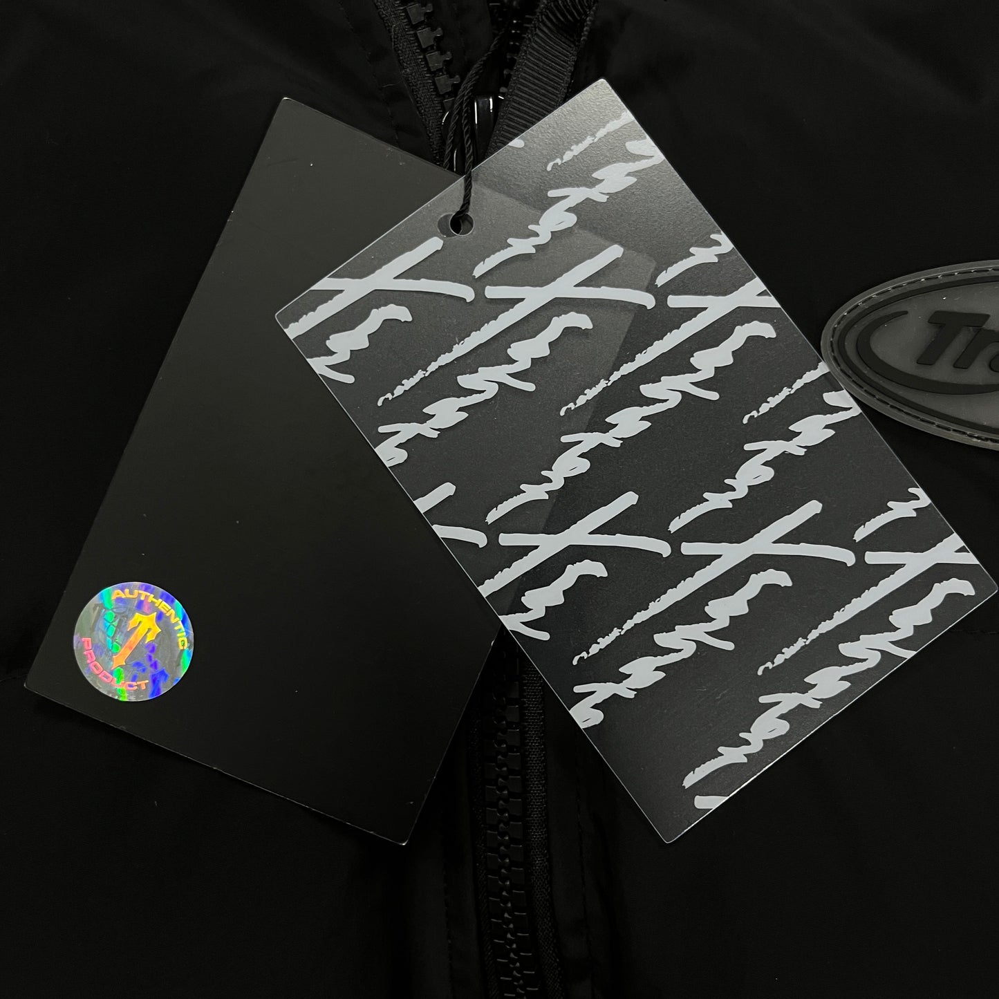 Trapstar Triple Black Hyperdrive Detachable Hood Puffer Jacket