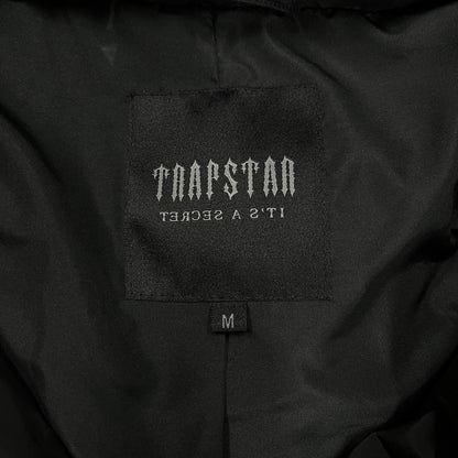 Trapstar Triple Black Hyperdrive Detachable Hood Puffer Jacket