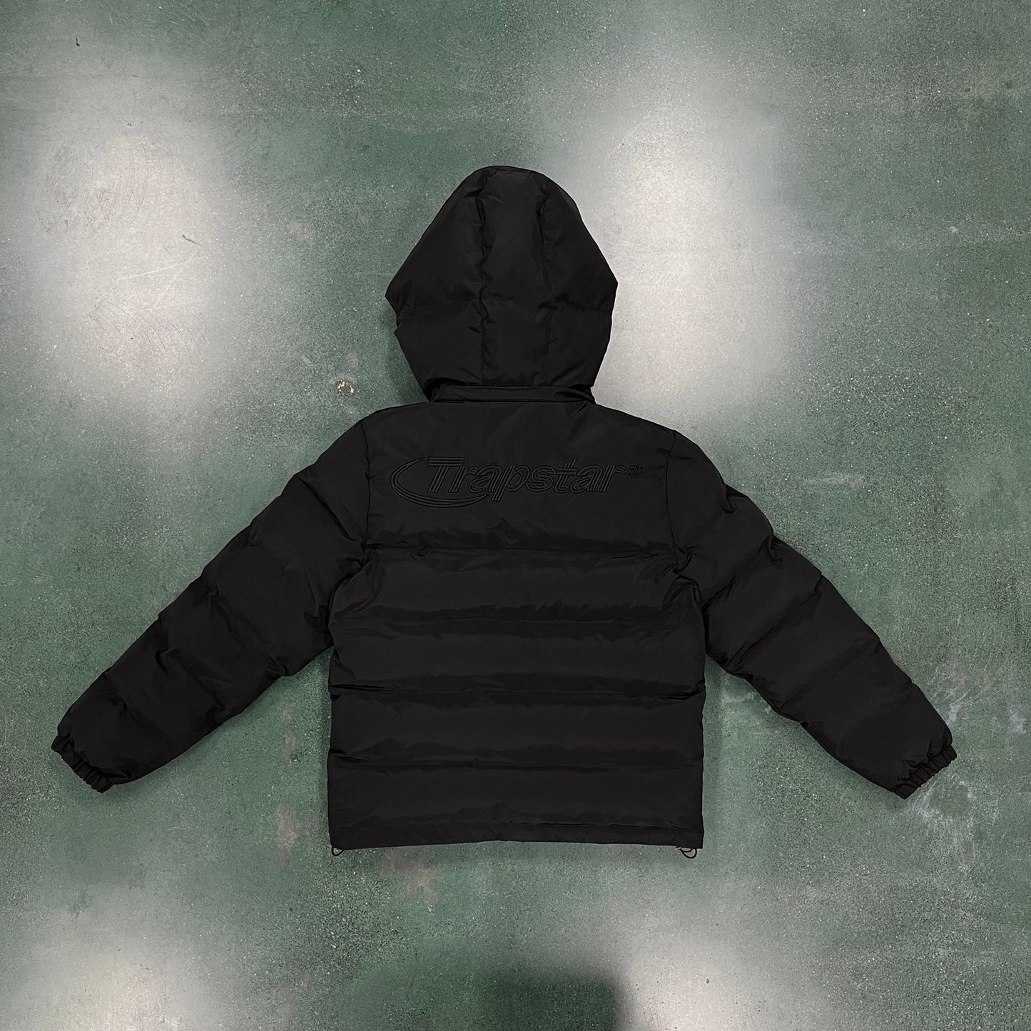 Trapstar Triple Black Hyperdrive Detachable Hood Puffer Jacket