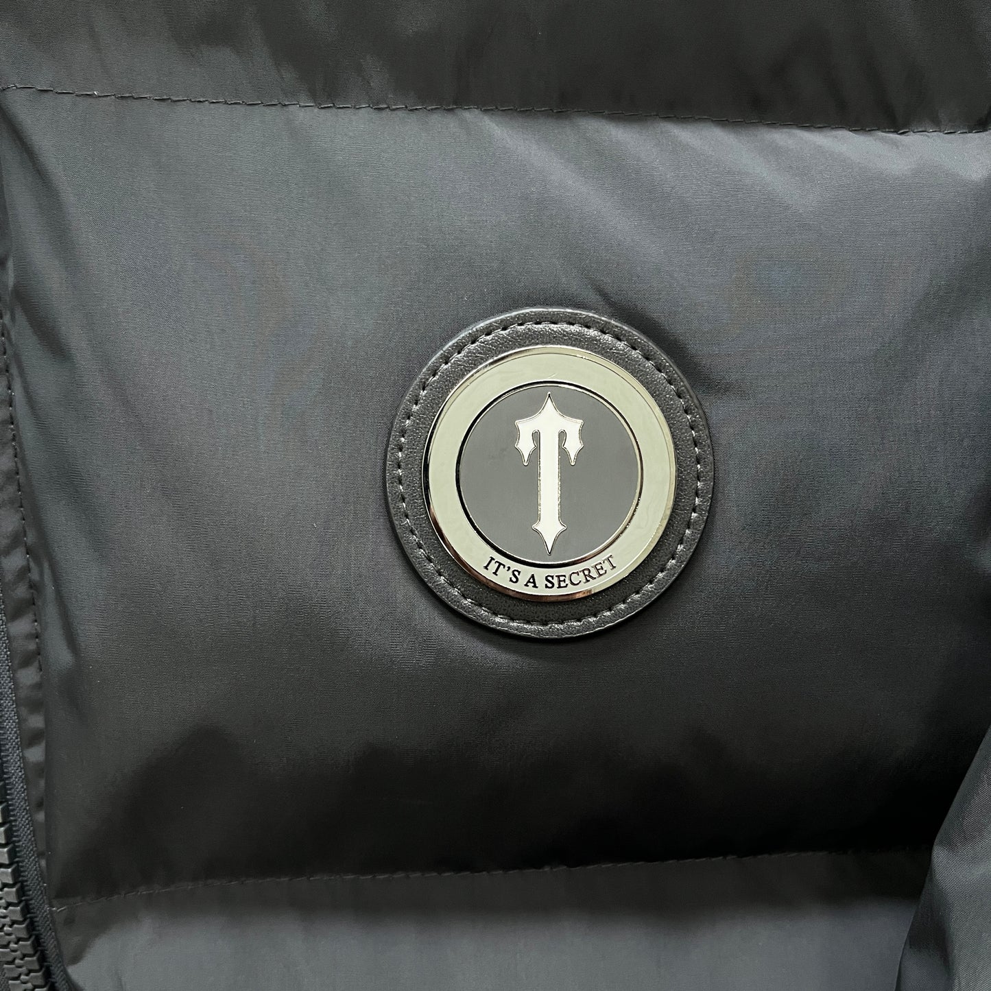 Trapstar Decodeed Hooded Puffer Jacket Stone