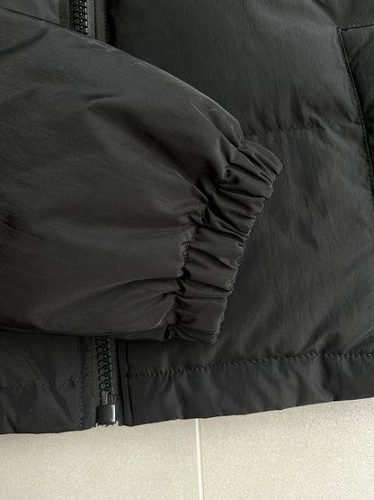 Trapstar Womens Irongate Detachable Hooded Puffer Jacket Black