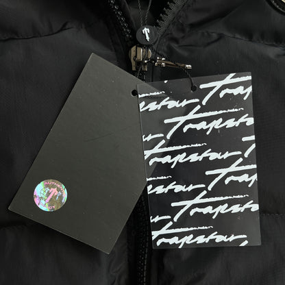 Trapstar Womens Irongate Detachable Hooded Puffer Jacket Black